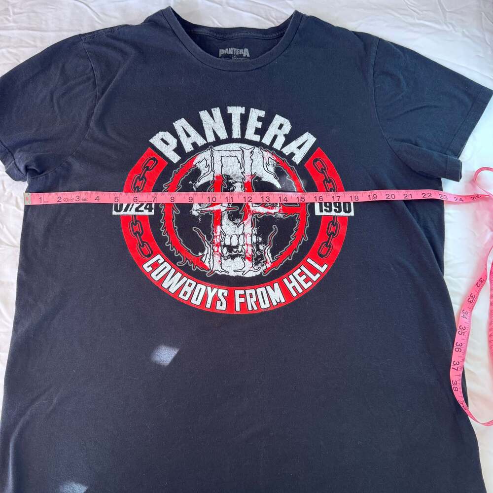 PANTERA COWBOYS FROM HELL T-Shirt XL 7-24-1990 DIMEBAG DARRELL VINNIE PAUL RIP - Picture 3 of 7